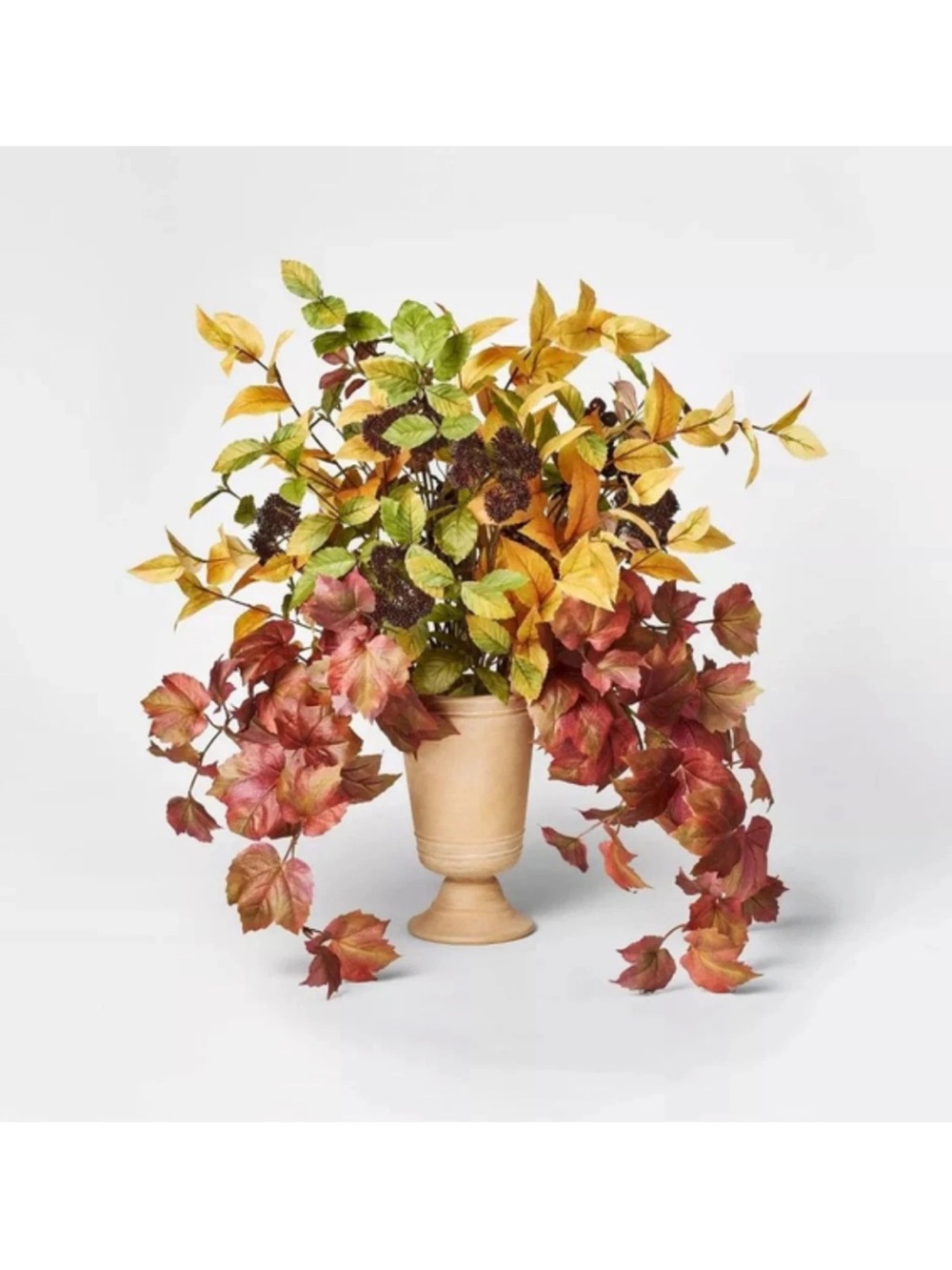 Studio McGee 31” XL Fall Leaf Artificial Statement Arrangement